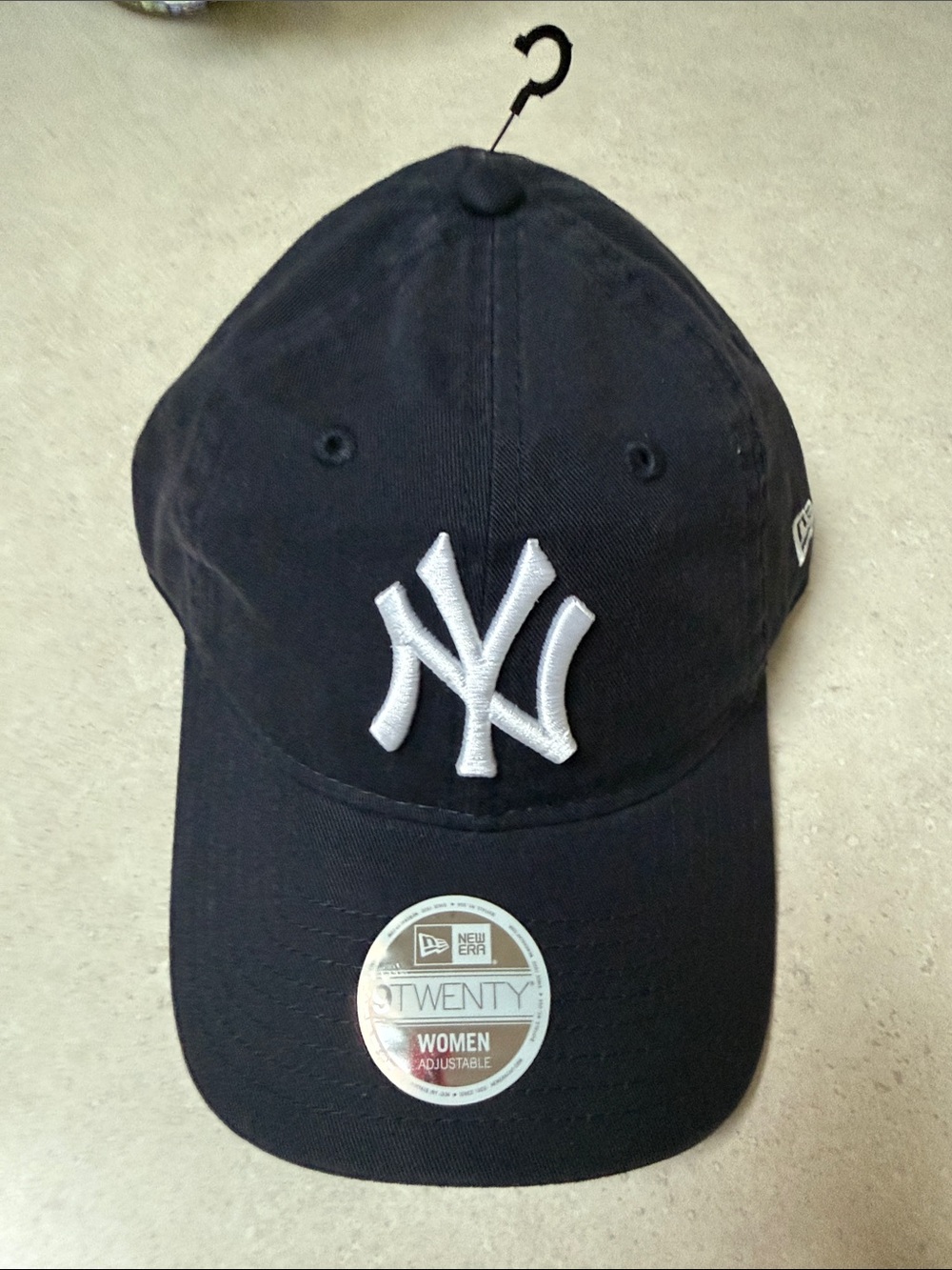 Yankees Cap new womens. Navy with white letters.
